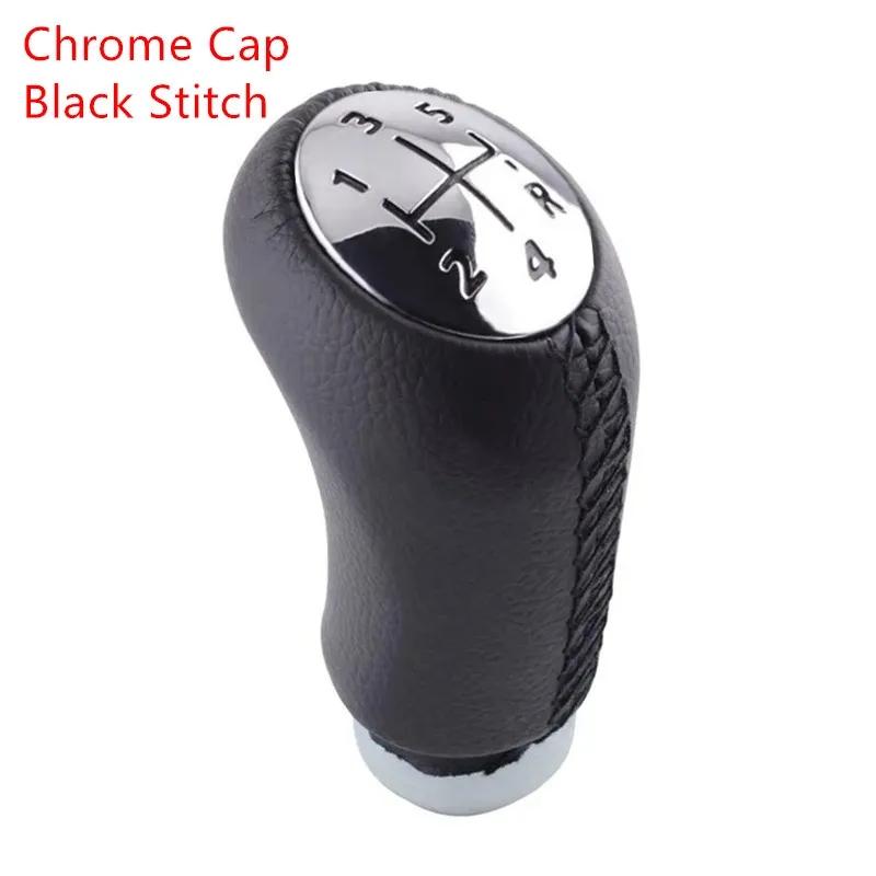 MT Gear Shift Knob for Renault Scenic II MK2 Megane 2 MK Clio III MK3 Shifter Head Pen Ball Arm Black Gray Beige Matte Chrome Chrome Black Stitch