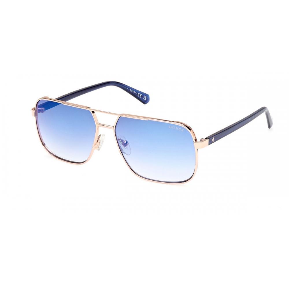 GueSS Heren S Zonnebril Gu00119 Shiny Rose Gold/58-14-140