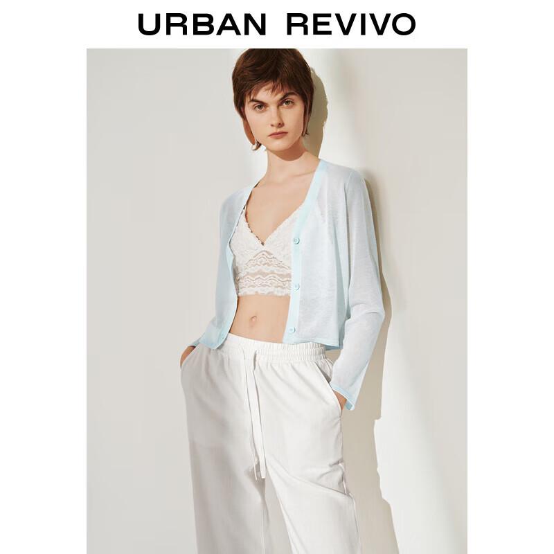 

Women s V-neck Button-up Knit Cardigan M