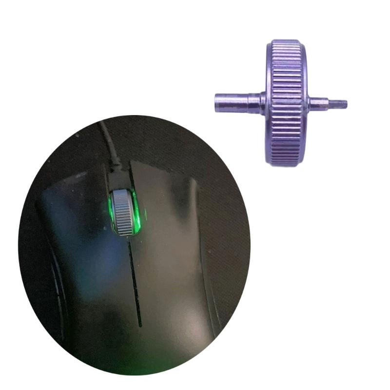 Gaming-Maus Scrollrad-Riemenscheibe Maus Metall-Rollrad Reparatur Ersatz für Deathadder 2013 6400DPI Edition Maus