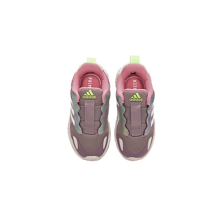 Adidas 4Uture Slip Resistant, Abrasion Resistant, Breathable Low top Toddler Shoes Purple Pink White Infant And Toddler GZ7833