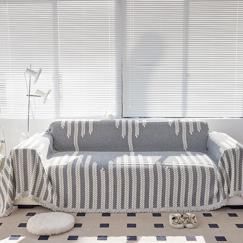 Simple Thicken Chenille Sofa Cover Sofa Blanket Cushion Anti-Cat Scratch Washable Blanket Sofa Towel Four Seasons Universal