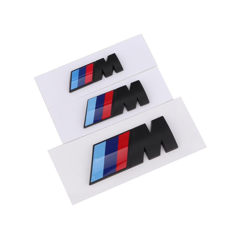 BMW M sparno emblema Sparno emblema Visos 1 2 3 4 5 serijos M logotipas abs lipdukai, galimi įvairūs dydžiai.