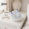 Blue Dome Ring Holder Santorinistyle Catchall Bowl Catch All Tray Organizer Greek Island Organizer Desktop Decor Shell Small Accessory Storage for