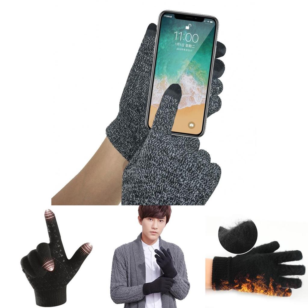 Unisex Windproof Touch Screen Gloves Perfect For Winter Driving And Outdoor Activities