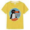 Pingu Kids Clothing Tops for Boys/girls Short Sleeves Sports Fashion Streetwear Comic Crew Neck Tees