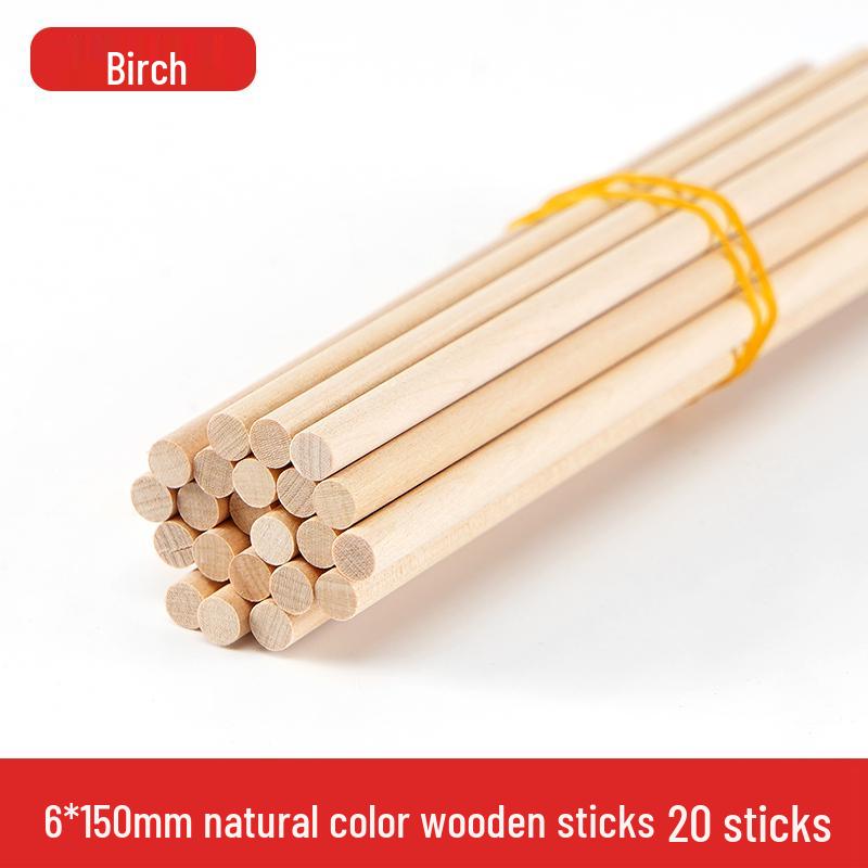 Bamboo and Wooden Craft Sticks: DIY Model Strips and Slices
