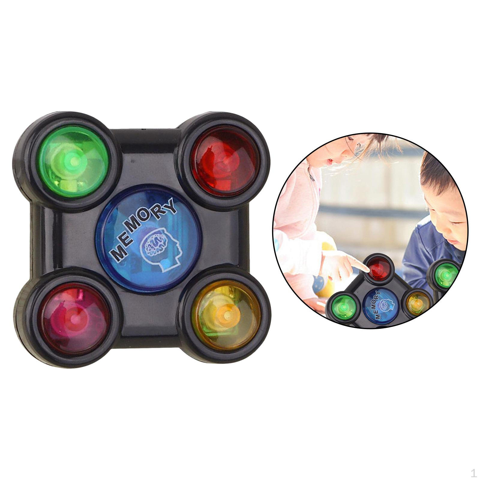 Children Educational Game Machine Toys Memory Interaction for Kids Boys Girls Clear Black