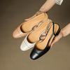 Retro Leather Sandals For Women, Single Shoes