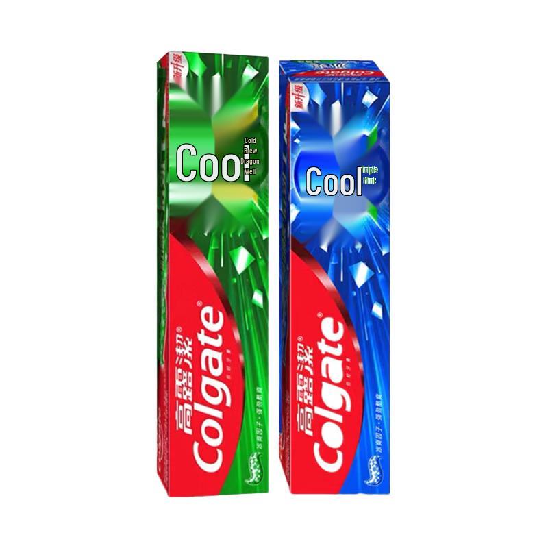 Colgate Icy Triple Mint & Longjing Tea Toothpaste Set