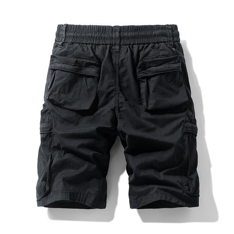DeMana Men's Street Style Drawstring Cargo Shorts