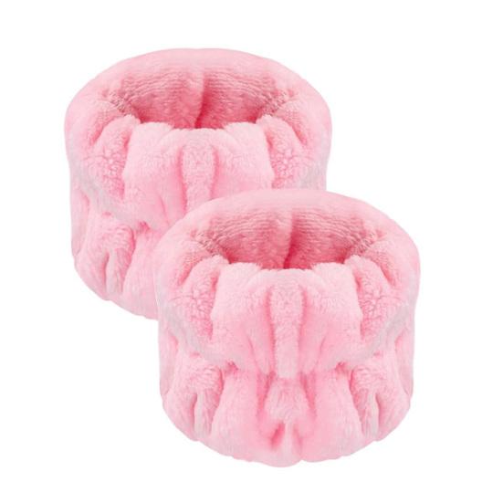 4 ks/sada Čelenka Čelenka Čelenka Sada Mašlička Skvělá absorpce vody Elastická Protiskluzová Čelenka Péče o pleť Pásek na zápěstí Odličování obličeje