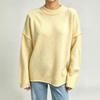 Women's Casual Oversized Pullover Sweater - Loose Fit Knit Top for Everyday Wear