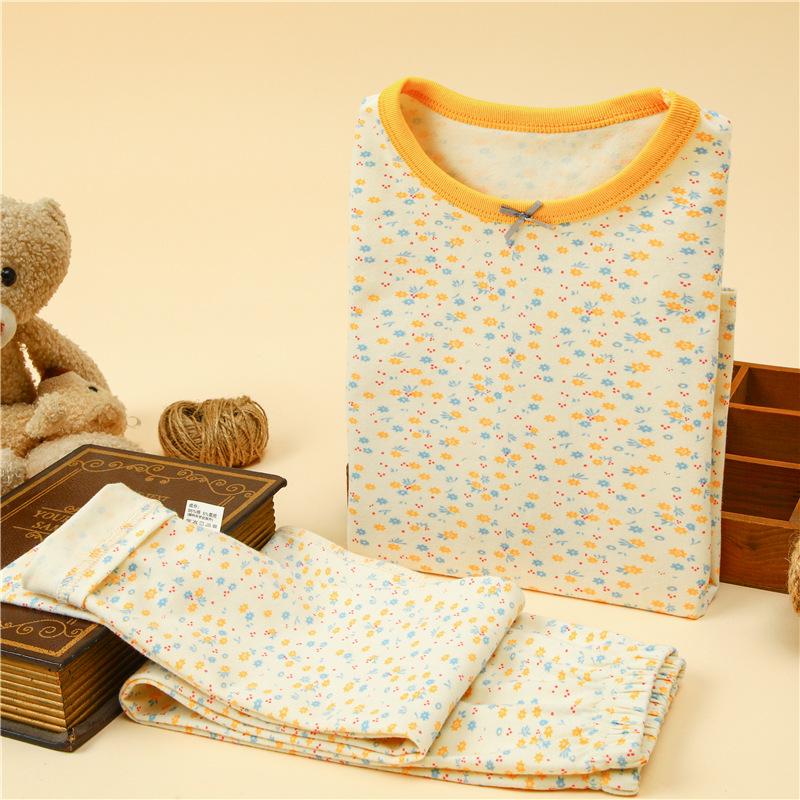 Kids' Autumn Winter Warm Cotton Pajama Set: Boys & Girls