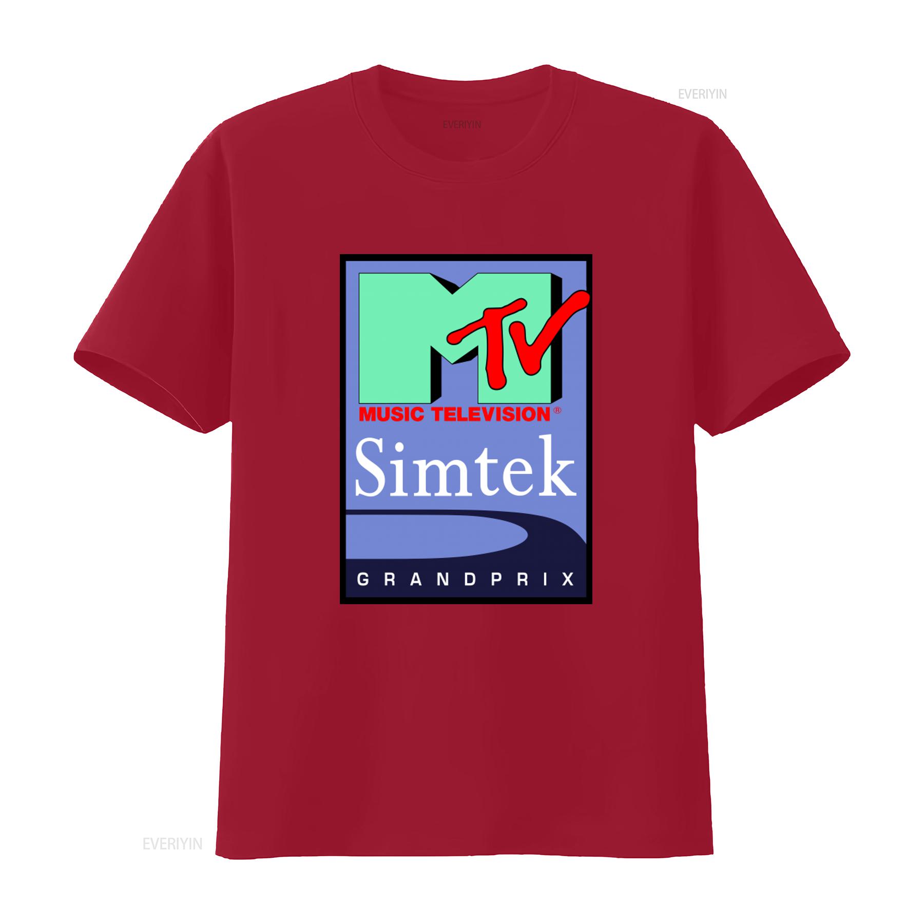 

Vintage 90s SIMTEK MTV Music Television Grandprix Edition Rare T Shirt Retro Style Print Fashion vintage Washed homme graphic S