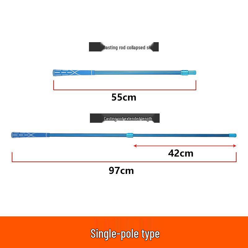 Telescopic Carbon Baiting Spoon Casting Rod for Long-Distance Fishing