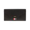 Thom Browne Pebble Grain Three Stripe Tab Long Wallet Faw065a 00198 001