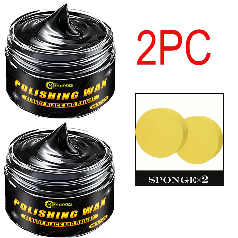 NEWMulti-Purpose Car Restoration Wax - Interior Trim & Dashboard Shine Gel, Tire Gloss, Leather & Sofa Care - Enhances Black Col