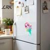 Ghost Wall Stickers Halloween Cute Window Stickers, Rainbow Gradient Cartoon Decals, Holiday Home Decor Waterproof Self-Adhesive for Car Removable PVC