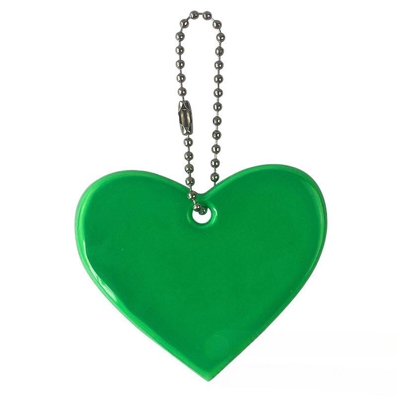 2Pcs Color Music  Safety Reflector Reflective Keychains Car Keyrings Charm Bag Accessories for Jacket BackPack Strollers Wheelchairs