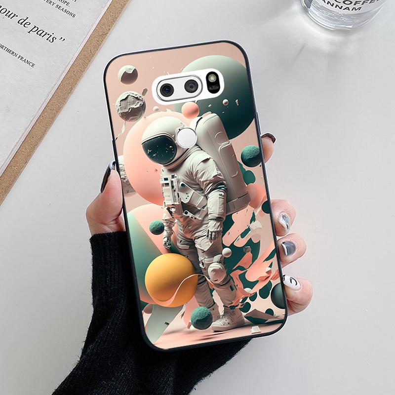 For LG V30 Plus Phone Case Lovely Panda Cartoon Painting Soft Siliocne Coque For LG V40 Thinq Cover Bumper for LG V30S V35 Thinq