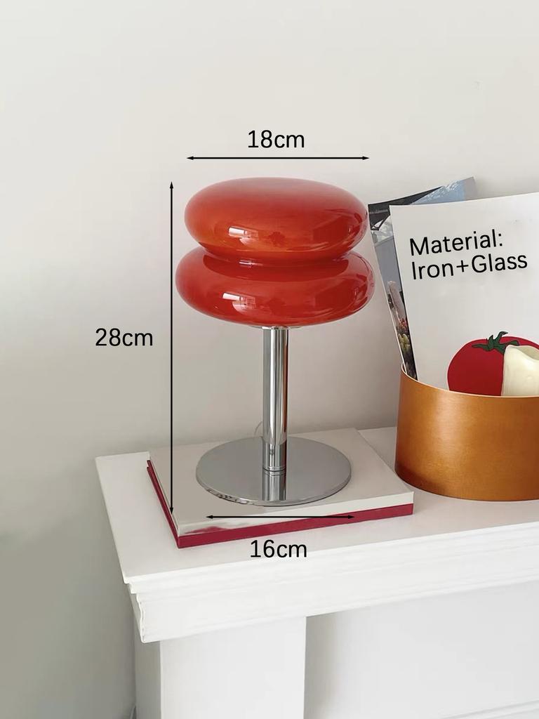 Modern LED with USB Plug Candy Colors Pink/Blue/Red/Orange/Yellow/White Decorative Table Lamps, Bedside Lamps, Table Lamp.