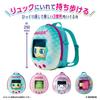 [BANDAI] Tamagotchi Kurutto Sukusuku Plush Toy with Outing Backpack Set, Mametchi