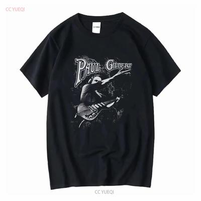 Vintage Paul Gilbert T Shirt Cotton Size S 4XL 3A523 Vintage Washed Top For Everyday Wear Breathable Soft Slightly Comfortable