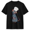 Ratatouille TShirt Unisex Chef Rat Cooking Awesome Cotton Tee Shirt Round Neck Short Sleeve T Shirt Big Size Tops