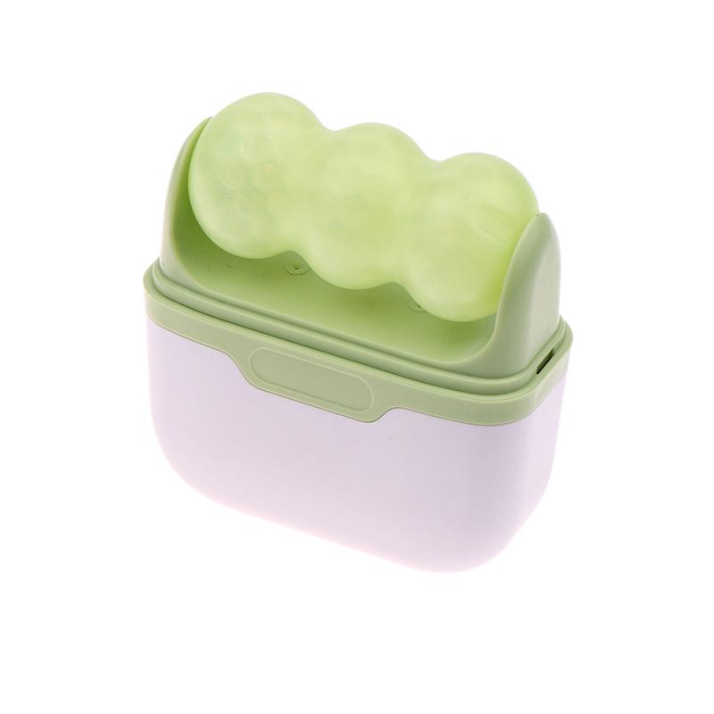 Double-Headed Facial Ice Roller, Used For Facial And Head Massage, Made Of Resin Material, Without Fragrance And Battery