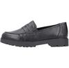Women's 45560 Damen Black Slip-ons