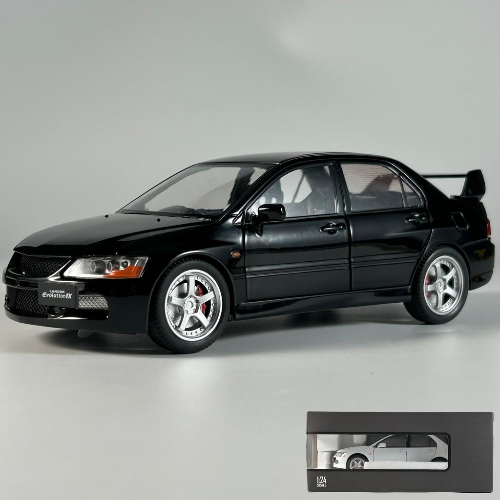 JDM 1:24 Mitsubish Lancer Evolution EVO9 Compact Car Alloy Metal Diecast Model Car Best Birthday Gift For Children's Toy Collect