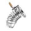 Metal Chastity Cage for Men Penis Restraint Bondage SM Chastity Device Male Cock Cage for Sex Restraint Tool