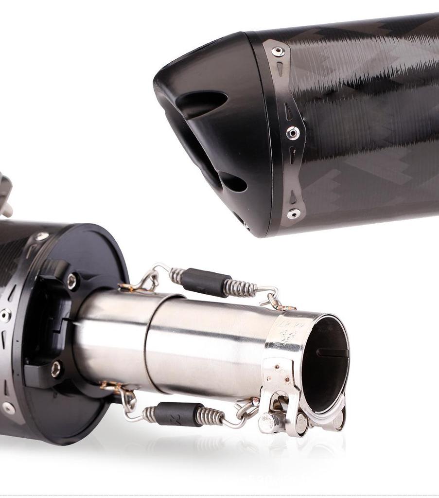 Genuine Carbon Fiber Mid-Pipe for Yamaha YZF-R6 (2006-2021), Direct Bolt-On Modification