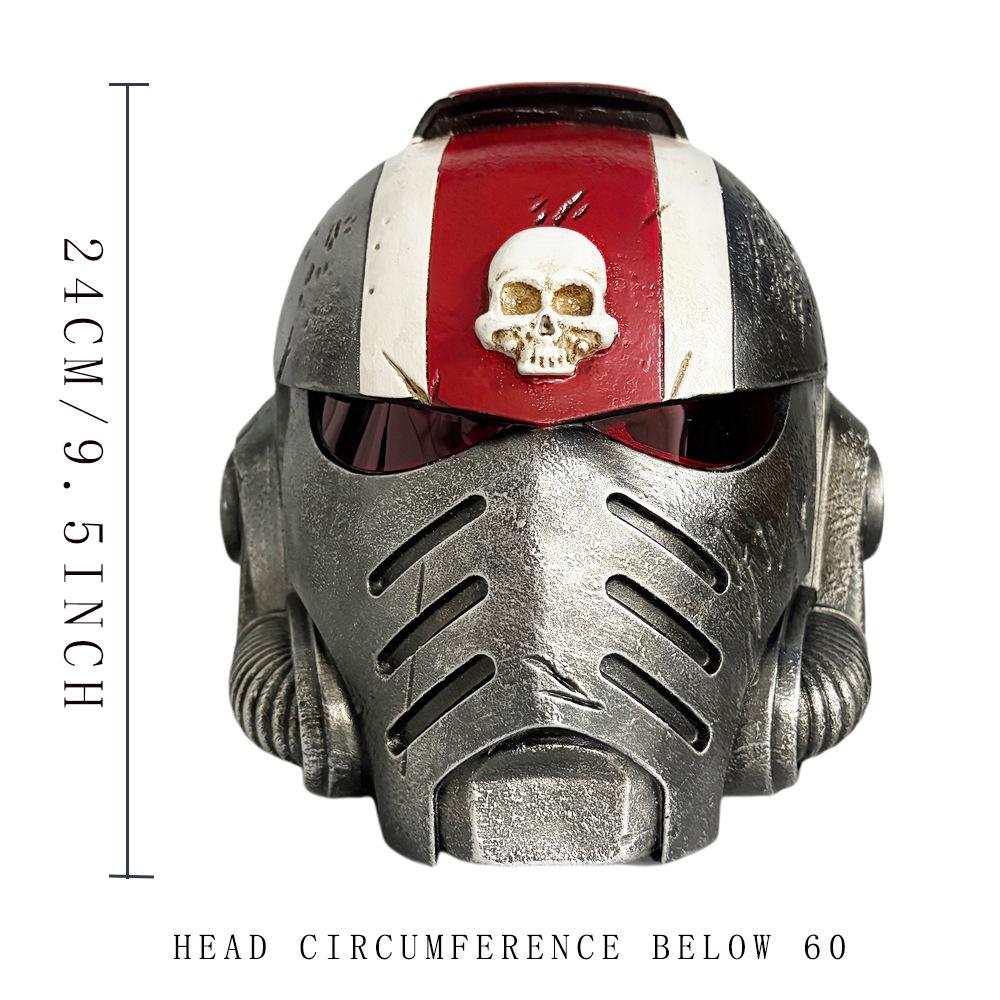 Custom Mandalorian Season 2 Titus Helmet - Star Wars Devil Halloween Prop Mask