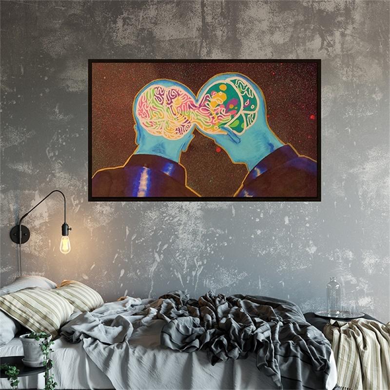 

Нова художня тканина Сучасна розписна серія Прикраса Живопис Домашнє тло Прикраса стіни Підвісна картина 60*30cm