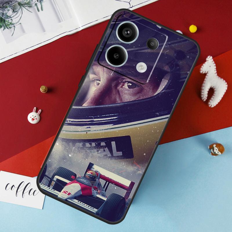 Ayrton Senna F1 Racing Case For Xiaomi Redmi 12 13C 12C 10C 9C Redmi Note 13 9 10 11 12 Pro 9S 10S 11S 12S Cover