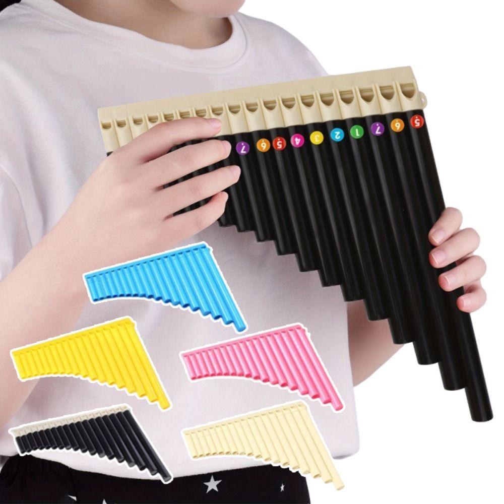 18 Pijpen C Toonsoort Panfluit Ergonomisch Professionele Panfluit Draagbaar Verwijderbaar Muziekinstrument Muzikale Uitvoering