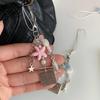 Summer Starfish Fish Phone Chain Y2K Sweet Beaded Mobile Phone Lanyard Keychain Girly Cute Ins Phone Charm Pendant