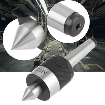 Lathe Center MT2 Precision Rotary Live Revolving Milling Center Taper Metal Work Lathe Tool Revolving Center Rolling Center