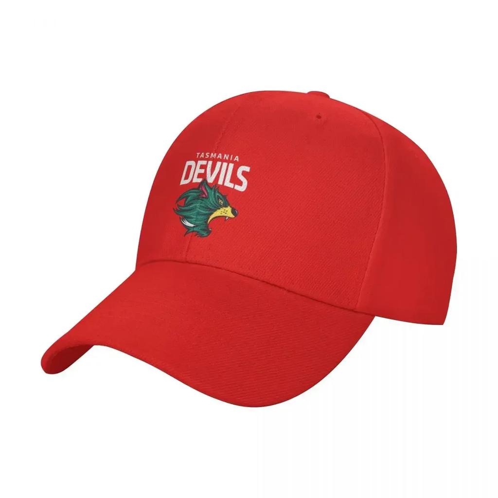 Cappellino da baseball con scritta bianca dei Tasmania Devils Football Club, cappello da golf da uomo con chiusura a scatto, cappello Wild Ball da donna e da uomo
