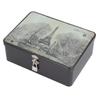 Lock Storage Box Vintage Iron Storage Box Space Saving Metal Keepsake Box Decorative Storage Case