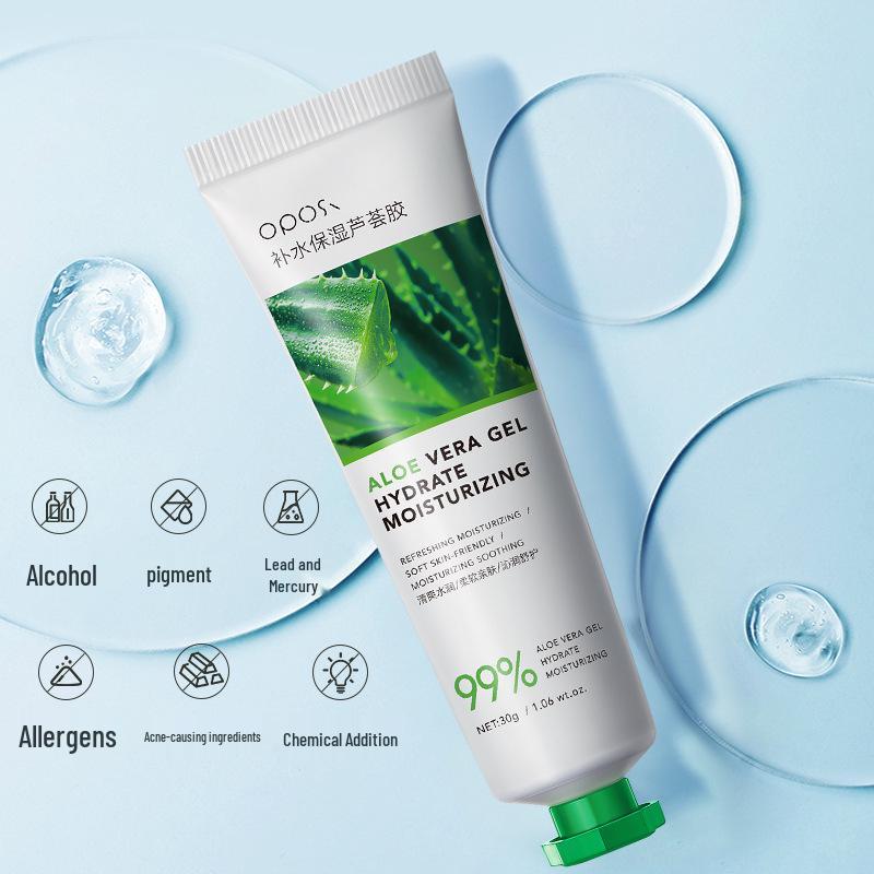 Aloe Vera Gel 30g - Hydrating & Moisturizing Hand Cream for Oil Control & Anti-Dryness.