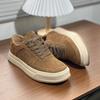 Spring And Autumn Versatile Fur Low-Top Board Shoes German Training Shoes Retro Sports Breathable Tide Shoes Casual Leather Shoes Men