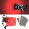 Color Gel Filter Set, 18 Gel, Flash Strobe Filter, Transparent Lighting 12 * 8.3in Plastic Sheets for LED Light Studio, Different Sheets for Amazing L