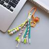 Dopamine Bohemian Tassel Pendant Colorful Ethnic Style Pendant Braid Rope Bag Charms  Bag Hanging