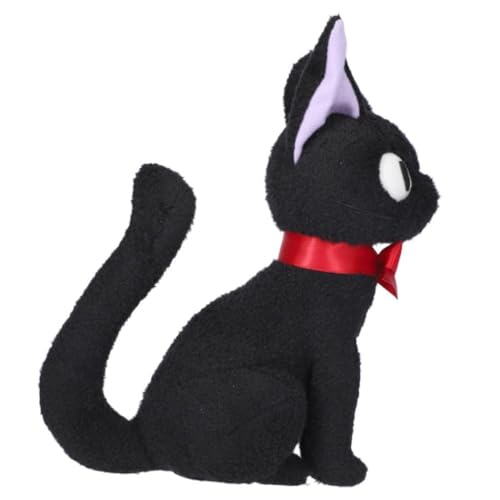 Sun Arrow Studio Ghibli Heartwarming Jiji Plush Toy, Medium, K9350