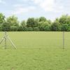 VidaXL Trellis Fence with 13 Posts 0.4x25 M Galvanized Steel 3351141