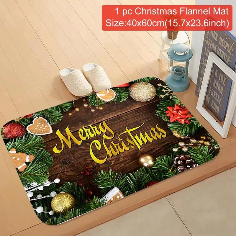 Christmas Door Mat Santa Claus Carpet Marry Christmas Decoration For Home 2026 Xmas Gifts Navidad Natal Noel Happy New Year 2026