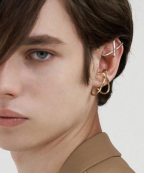 Moi Studio #Link Gold X Ear Cuff_16M